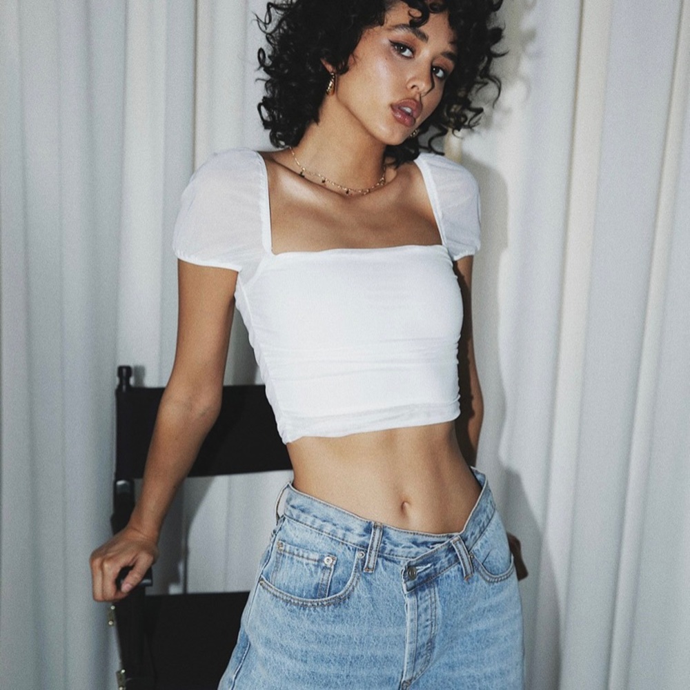 Princess Polly City Lights Crop Top